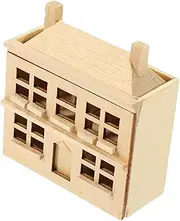 JOINPAYA Wooden Mini House Furniture Set 1:12 Scale Miniature House Toy Craft Decor Kid's Playset
