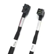 Amphenol Mini-SAS 04051020 SFF-8643 90°Elbow to SFF-8643 Cables SAS 12Gbs 72cm