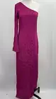House of Harlow 1960 Ulrich Maxi Dress One Shoulder Deep Fuschia Size Small