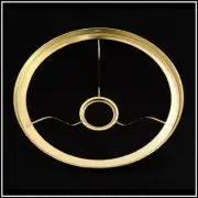 ALADDIN LAMP BRAND 401RB 10 INCH BRASS SHADE RING SHADE HOLDER TRIPOD