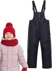 [Generic] Kids Ski Pants - Outdoor Rain Bib | Water-Resistant Kids Snow Suit, Windproof Snowboard Overalls for Boys Girls, Winter Must-Have