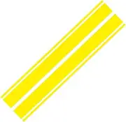 ETHZZLE 2pcs Car Decal Set Simple Car Bonnet Stickers Waterproof Stripe Engine Decals for Auto