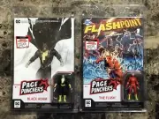 McFarlane Toys DC Page Punchers Black Adam and Flash 3" With Comic Book.