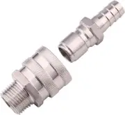 1/2" in Quick Disconnect Set Beer Brewing Connector Kit Bar Barb Male/MPT Female