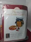 Hot To Go Slow Cooker Carrier Kit. New With Instructions And All Is Needed