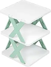 KITANDOVE Folding Shoe Rack Organizer Vertical Entryway Storage Pp Material Multi-Level Easy to Clean Space Saving