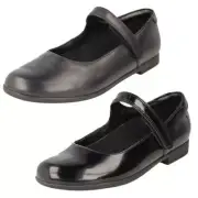Girls Clarks Formal/School Shoes - Scala Pure
