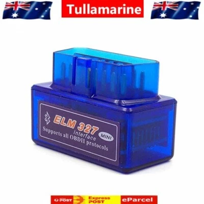 Mini Auto Car ELM327 V1.4 Wireless BT OBDII Can Bus Scan Scanner Tool Android AU