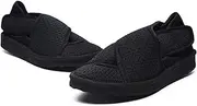 [WANGYUXIN] Women’s Easy Closure Open Toed Sandals,Men's Closed Toe Diabetic Sandals, Extra Wide Orthopedic Arthritis Edema Shoes,Black,39