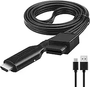 Wiistar Wii to HDMI Converter Wii HDMI Adapter Cable 1m/3.2ft 1080P for Full HD Device Video Converter 720/1080P Supports All Wii Display Modes