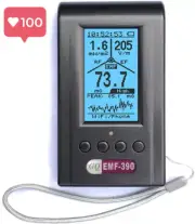 Advanced Emf-390 Multi-Field Electromagnetic Radiation 3-In-1 Emf Elf Rf Meter,