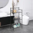 Standing Storage Shelf Unit Wire Shelving Unit for Garage Bathroom Laundry