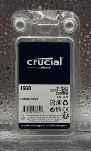 Factory Sealed CT16G4SFS832A Crucial 16GB DDR4 3200MHz SODIMM 1.2V Laptop Memory