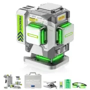 HueparPro Laser Level 3D Self Leveling Green Beam Tiling Laser Tool, 12 Lines...