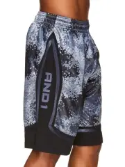 AND1 Men's SIZE 3XL Active Core 11" Solid Home Court Basketball Shorts, NWT