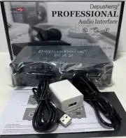 Depusheng Professional Audio Interface USB RX2 NEW