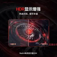 在飛比找Yahoo!奇摩拍賣優惠-電腦螢幕小米小米 Redmi 23.8英寸電競螢幕 G24 