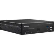 Shuttle XPC slim DH610S Barebone System - Slim PC - Socket LGA-1700 - 1 x Proces