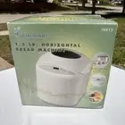 NEW Toastmaster 1.5 lb. Horizontal Bread Machine TBR15 Bread Maker