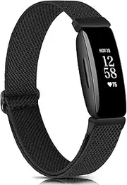 Adjustable Elastic Bands for Fitbit Inspire 2 Band & Fitbit Inspire Band & Fitbit Inspire HR Band & Fitbit Ace 3 Band,Soft Stretchy Loop Comfortable Sport Strap Nylon Replacement Wristbands Women Men for Fitbit Inspire 2/Inspire/Inspire hr/Ace 3/Ace 2