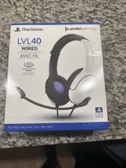 PDP AIRLITE Headset with Mic for PS5, PS4 - Frost White
