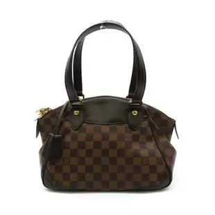 [二手] 【日本直送】LOUIS VUITTON Verona 小號單肩手提包 N41117 Damier Ebene 二手 LV GHW