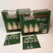 Indoor Faceted Light Sets 2 Strings With 35 Lights Plus 2 Pkg Of 4 Replacements