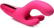 BANG! 10X Triple Motor Rabbit G-Spot Vibrator for Women. Sex Toys for Female Pleasure & Toys for Adults. Premium Silicone Vibrating Stimulator, Waterproof & Rechargeable - USB Cable Included - Pink
