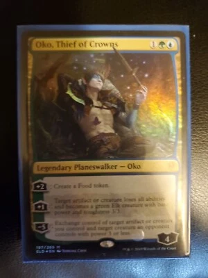 FOIL OKO, THIEF OF CROWNS Throne Of Eldraine PACK FRESH MTG MINT CARD