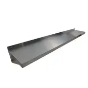2438mm x 356mm NEW STAINLESS STEEL WALL MOUNTED SHELF SHELVING DISPLAY UNIT
