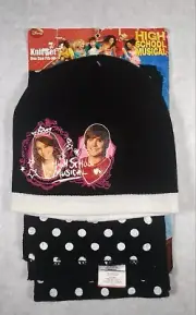 High School Muscial Beanie HAT and Scarf Set Disney Troy Zac Efron NOS