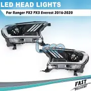 LED L&R Sequential DRL Projector Head Lights For 16-20 Ranger PX2 PX3 Everest (for: Ford)