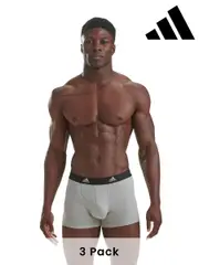 adidas Multi Active Flex Cotton 3 Pack Boxers 5inch (E19827) | $69