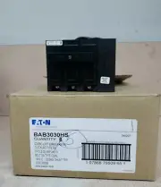 1) NEW Eaton BAB3030HS Bolt-On Circuit Breaker 30A 240V 3PH 30 AMP 240 Volt