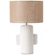 [James Lane] Pandora Table Lamp White Natural