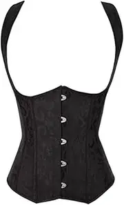 Strap Under Bust Corset Vest Tie Waist Trainer Corset Corset Lingerie Top Back Tie Corset