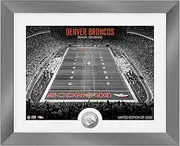 Denver Broncos NFL Stadium Silver Coin Photo Mint