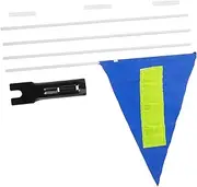 SUPVOX Flag Pole for Bike Bike Trailer Safety Flag Cycling Advertising Flag Lightweight and Portable Flagstick