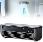 2025 New Wireless Charging Air Conditioner, No Drilling Kitchen Wall Air Conditioner Fan, Portable Wall Mounted Airs Conditioners, for Kitchen Bedroom (Black)