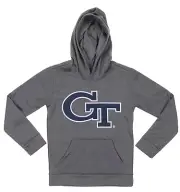 NCAA Boys' Youth (8-18) Georgia Tech Yellow Jackets Fleece Pullover Grey Hoodie