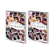 2x Friends TV Polaroids Themed Novelty Rectanglular Cover School/Office Notebook