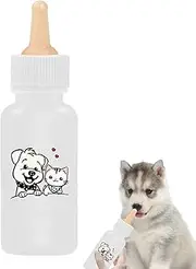 Puppy Bottle - Cat Bottles for Kittens - Puppy Milk Feeder, Feeding and Watering Supplies, Portable for Indoor Outdoor Small Animals