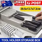 For Knives Storage Knife Organizer Rack Kitchen Drawer Tray Block Holder