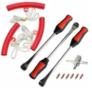Tire Spoon Lever Tool Iron For Kits Motorcycle With Bike Wheel Rim Protector