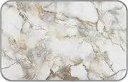 White Gold Ornate Marble Texture Summer pet Cooling mat for Dogs Self Cooling cat Blankets for Indoor Cats for Rabbits Outdoor cat Essentials Camas frias para Perros M