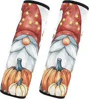 GAIREG Gnome Sunflower Pumpkins Car Shoulder Strap Cover Seat Belt Shoulder Strap Pad