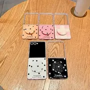 Phone Case For Samsung Galaxy Z Flip 7 Z Flip 6 Z Flip 5 Z Flip 4 Z Flip 3 Back Cover Shockproof Retro TPU PU Leather