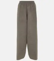 [The Row] The Row Ednah oversized felted wool pants AU 12 neutrals