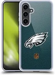 Head Case Designs Officially Licensed NFL Football Philadelphia Eagles Logo Soft Gel Case Compatible with Samsung Galaxy S24+ 5G