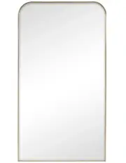 [Cooper & Co] Ivory 165cm Rounded Mirror in Gold